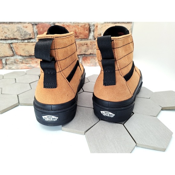 Vans Sentry sk8 Hi Hiker Suede Wheat Glazed Ginger Sneaker Brown Men's Sz 8.5 - Picture 7 of 12